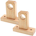 Pikkukuva 1 / 2: 2 kpl puusta valmistetut verhotangon pidikkeet, raskaat verhotangon pidikkeet, puusta valmistetut verhotangon koukut As Shown 12X5CM