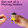 Miniatyrbild 3 av 5: Plocka Ångest Leksak - Finne Popper Hud Plocka Leksak - Trichotillomani Fidget Leksak - Hårt Plocka Plocka Fidget För Barn Vuxna Stress Relief Peekaboo
