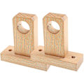 Pikkukuva 2 / 2: 2 kpl puusta valmistetut verhotangon pidikkeet, raskaat verhotangon pidikkeet, puusta valmistetut verhotangon koukut As Shown 12X5CM