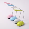 Miniatyrbillede 3 af 3: Svampeblomst Genopladelig Led Bordlampe Skrivebord Natlampe Til Soveværelse Spisestue Berøringsnatlys Enkel Moderne Dekoration Høj Kvalitet -CH -GLS Yellow Starter