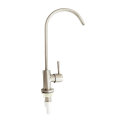 Miniatyrbillede 1 af 2: Gooseneck Vandfilterarmatur Vandhane Omvendt Osmose Drikkervandsfilterarmatur Rustfrit Stål G1/2 & G1/4 Muligheder Js Silver G1-4