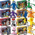 Miniatyrbild 1 av 4: Roblox Rainbow Friends Byggstenar Figur Montering Modell Klossar Flickor Pojkar Leksaker Gåvor Box Set S3702