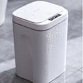Miniatyrbillede 5 af 5: 16L Automatisk Sensor Skraldespand Affaldsbeholder Induktionsspand Husholdningsaffaldsbeholder - HvidBY white