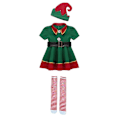 Miniatyrbild 2 av 5: Jul Familjematchande Kläder Pojke Flicka Elf Julkläder Set Vuxen Grön Röd Fest Toppar Byxor Hatt Bälte Outfit Cosplay Kostym[HK] Adult Size 160 ER43B0