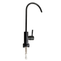 Miniatyrbillede 1 af 2: Gooseneck Vandfilterarmatur Vandhane Omvendt Osmose Drikkervandsfilterarmatur Rustfrit Stål G1/2 & G1/4 Muligheder Js Black G1-2
