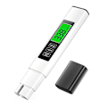 Miniatyrbild 4 av 5: 3-i-1 TDS Vattenkvalitetstestare Hög Noggrannhet Digital Vattentestkit För Dricksvatten Vatten Testare Integrerad White