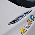 Miniatyrbillede 3 af 3: Bilsticker Winnie the Pooh dækker ridser 2 stk