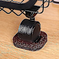 Miniatyrbillede 1 af 4: Kontorstolshjul Stop Furniture Caster Cups Hårdttræsgulvbeskyttere Anti-vibrationspude Stol Rollerfødder Anti-slip måtte (5 stykker) Hao