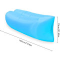 Miniatyrbillede 4 af 5: Oppustelig Lounger Luftsofa, Oppustelig Sofaseng Campingstol, Bærbar Lazy Sofa Luftstol til Rejser/Camping/Vandreture/Strandfester Red