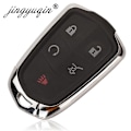 Miniatyrbillede 3 af 4: - Intelligent fjernbetjeningstastaturhus, 3/4/5/6 knapper, til Cadillac Srx, Cds, Ats, Xts, Climbing, Esv, udskiftningsskal, nøgle uden nøgle 5 Buttons SUV