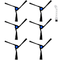 Miniatyrbilde 1 av 5: Sidebørstetilbehør for Deebot X2 / X2 Omni / X2 Pro DEX86 robotstøvsuger - reservedel
