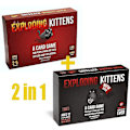 Miniatyrbillede 1 af 4: Du Har Fået Krebs Af Exploding Kittens Familiebordspil Sjovt Voksen Brætspil Legetøj Multiplayer Kortspil Julegave [DmS] 2 in 1