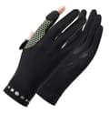 Women's Summer Sun Protection Gloves Black