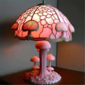 Miniatyrbild 1 av 5: 2024 Svamplampa i Resin med USB-Anslutning, Sängbord, Nattlampa, Borddekoration, PresentBY G