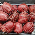 Miniatyrbillede 5 af 5: 5 Meter 2 Ruller Kødkæde, Skinke Pølse Net, Grillet Kylling Grillstegt Svin Pølsepose, Kogt Mad Bindende Tråd Albue Net