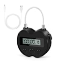 Miniatyrbild 3 av 5: Smart Time Lock LCD-display, Multifunktionell Resesäkerhetstimer, Vattentät USB Laddningsbar Temporär Timer-hänglås