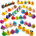Miniatyrbillede 5 af 5: 24 / 36 stk. Gummiande Badelegetøj til Småbørn 1-3 år, Assorterede Ande Badetid Blødt Baby Pool Legetøj Fødselsdagsgaver 24PCS