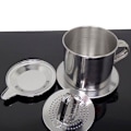Miniatyrbillede 4 af 5: 50/100ml Vietnamesisk Stil Rustfrit Stål Kaffe Drypfilter Maker Pot Infusionskop