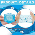 Miniatyrbilde 3 av 5: Isbit Squishy Leke, Tpr Transparent Isblokk Mochi Squishy Fidget Leke Stressballer Stressavlastende Leke Klemmeleker Mini Squishy Til Gave 2pcs