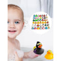 Miniatyrbillede 2 af 5: 24 / 36 stk. Gummiande Badelegetøj til Småbørn 1-3 år, Assorterede Ande Badetid Blødt Baby Pool Legetøj Fødselsdagsgaver 24PCS