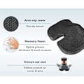 Miniatyrbillede 3 af 4: Beauergo Fs Memory Foam Pude Ergonomisk Bil Kontor Sæde Pude 45x35x7cm - Coccyx Pude