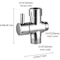 Miniatyrbilde 2 av 2: 3-veis Bryterventil Dusjadapter System Reservedel