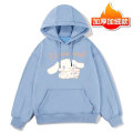 Miniatyrbillede 1 af 4: Kawaii Sanrio Anime Cinnamoroll Tegnefilm Børn Hættetrøje Børn Langærmede Trøjer Topper Baby Pige Dreng Tøj Frakke NM-6HGJJK 140