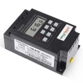 Miniatyrbilde 2 av 5: TM616 30AMP 4-PINS Programmerbar Timer DIN-Skinne Montert Timerbryter Digital Timer 110V AC Programmerbar Timer Relé Black