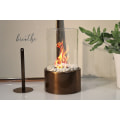 Miniatyrbillede 4 af 5: Bioethanol Bordbrændeovn Bio Ethanol Bordbrændeovn Rund Kobber Bronze Better1