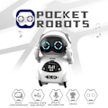 Miniatyrbilde 3 av 5: Lomme RC Robot Snakkende Interaktiv Dialog Stemmegjenkjenning Opptak Syngende Dansende Fortellende Historie Mini RC Robot Leker Gave White