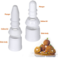 Miniatyrbillede 2 af 5: 2 stk Arancini Forme 160g DIY Ris Maskine Model Hjemmelavet Fyldt Kød Spids Bold Spids Og Rund Ris Maskine Form Køkken Genanvendelig
