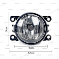 Miniatyrbilde 3 av 5: Tåkelyslampe for Mitsubishi Asx Rvr Outlander Sport 2013 2014 2015 Frontlykt Halogen Tåkelampe Tåkelys [DM] Only 1 Left CN