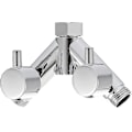 Miniatyrbillede 1 af 4: Messingaflederventil Bruserafspærringsventil 2-vejs Y-splitter 1/2 tommer til bruseslange og brusehoved Krom