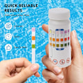 Miniatyrbild 2 av 5: Testremsor för badtunna 3 i 1 Snabb Noggrann Pooltestremsor - 50 Spa Testremsor för Badtunna, Vattentestkit As shown