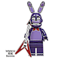 Miniatyrbillede 2 af 4: 8 stk./sæt Five Nights At Freddys Minifigurer Freddy Foxy Bygge