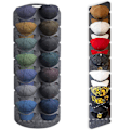 Miniatyrbillede 5 af 5: Filthatteholder med 14 lommer til opbevaring af hatte, hat organizer til baseball caps til at holde hatformen, cap display rack opbevaring inklusive tilpassede kroge til at gøre Single Row