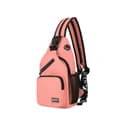 Multifunktionel crossbody taske rygsæk Pink