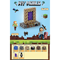 Miniatyrbillede 1 af 3: 32 stk T042 Heaven Portal Minecraft Magnetiske Byggeklodser Stabelbare Minifigur Legetøj Magnet Cube World Set Legetøj  [DmS]