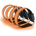 Miniatyrbild 1 av 5: 4 st återuppladdningsbara LED-armband blinkande reflexarmar LED-remsor säkerhetsljus