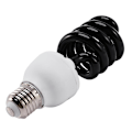 Miniatyrbillede 5 af 5: 2x E27 40w Uv Ultraviolet Fluorescerende Sortlys Cfl Pære Lampe 220v Form:spiral Watt Volt-Excellence