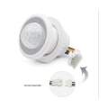 Miniatyrbillede 4 af 5: 2 stk. Bevægelsessensor Lyskontakt 110-220v Pir Sensor Smart Detektion Tidsforsinkelse Justerbar InfrarødBY