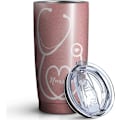 Miniatyrbild 1 av 5: Sjuksköterska Mugg, Anpassad Te/Kaffe Kvinna Sjuksköterska Tumlare 20 OzBY Rose Gold One Size