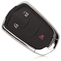 Miniatyrbillede 1 af 4: - Intelligent fjernbetjeningstastaturhus, 3/4/5/6 knapper, til Cadillac Srx, Cds, Ats, Xts, Climbing, Esv, udskiftningsskal, nøgle uden nøgle 3 Buttons