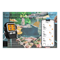 Pikkukuva 3 / 5: Tuya 100m Langaton Lihan Lämpömittari Keittiön Ruuanlaittotyökalu Uuni Grill BBQ Bluetooth Lämpötila ([HK])