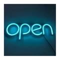 Miniatyrbillede 1 af 5: LED Neon Åben Skilt Lys Til Forretning Bar Klub KTV Vægsmykning Kommerciel Belysning Light Blue