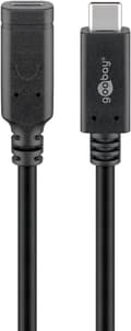USB-C™ Extension, 1 m, Black