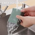 Miniatyrbilde 4 av 5: Kuppslicer Fruktslicer Eggslicer Rustfritt Stål Jordbær Banan Kutter Mini Slicer Kjøkken Gadgets Verktøy Green 3Pcs