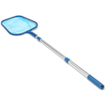 Miniatyrbillede 1 af 5: Pool Skimmer Net med 17-41 tommer Teleskopstang Blad Skimmer Mesh Rake Net til Spa Dam
