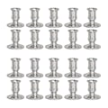 Miniatyrbild 1 av 4: 10 par/förpackning Middagsbord Heminredning Romantisk Ljusstake För Vardagsrumsbas Silver