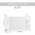 Miniatyrbillede 2 af 5: WiFi Router Opbevaringsboks, Væghængt WiFi Opbevaringsboks, Router Opbevaringsshelf, Opbevaringsbokse Shelf til Soveværelse Stue